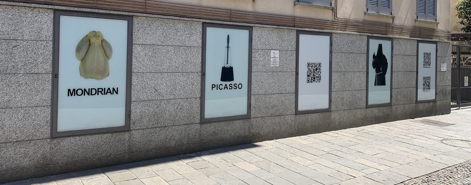 Showcases. Carlo Buzzi. Via Cavallotti. Varese